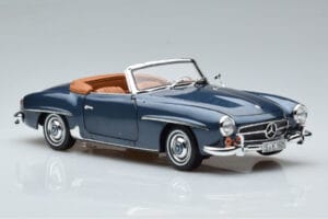 Mercedes 190 SL W121 Roadster Azul Norev 1:18 B66040625 Metal - imagem 6 de 8