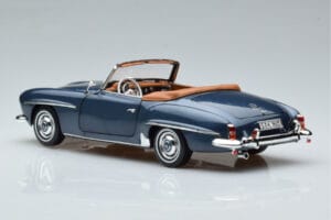 Mercedes 190 SL W121 Roadster Azul Norev 1:18 B66040625 Metal - imagem 7 de 8