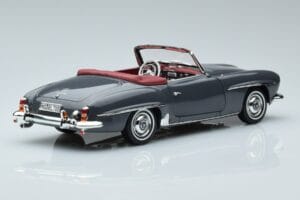 Mercedes 190 SL W121 Roadster Cinzento Norev 1:18 183402 Metal - imagem 3 de 8