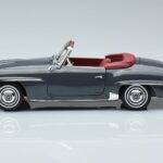 Mercedes 190 SL W121 Roadster Cinzento Norev 1:18 183402 Metal - image 4 of 8