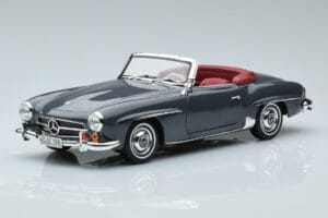 Mercedes 190 SL W121 Roadster Cinzento Norev 1:18 183402 Metal