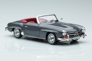 Mercedes 190 SL W121 Roadster Cinzento Norev 1:18 183402 Metal - imagem 5 de 8