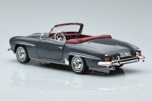Mercedes 190 SL W121 Roadster Cinzento Norev 1:18 183402 Metal - imagem 6 de 8