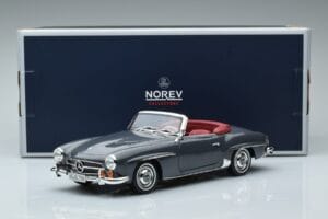 Mercedes 190 SL W121 Roadster Cinzento Norev 1:18 183402 Metal - imagem 8 de 8