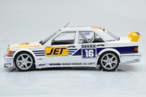 Mercedes 190E 2.5-16 W201 EVO 1 Jet #16 F. Biela Team Ms-Jet Racing DTM 1990 Minichamps 1:18 155903616 Metal - imagem 3 de 6
