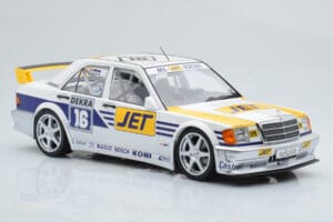 Mercedes 190E 2.5-16 W201 EVO 1 Jet #16 F. Biela Team Ms-Jet Racing DTM 1990 Minichamps 1:18 155903616 Metal - imagem 4 de 6