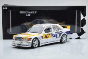 Mercedes 190E 2.5-16 W201 EVO 1 Jet #16 F. Biela Team Ms-Jet Racing DTM 1990 Minichamps 1:18 155903616 Metal - imagem 6 de 6