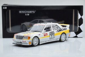 Mercedes 190E 2.5-16 W201 EVO 1 Karcher #77 F. Kreutzpointer Team AMG-Mercedes DTM 1990 Minichamps 1:18 155903677 Metal - imagem 6 de 6