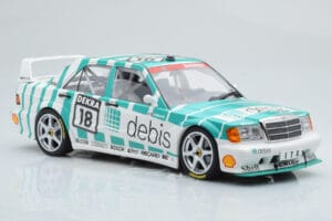 Mercedes 190E 2.5-16 W201 EVO 2 Debis #18 F. Giroix Team Zackspeed DTM 1991 Minichamps 1:18 155913618 Metal - imagem 4 de 6