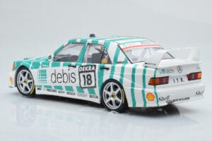 Mercedes 190E 2.5-16 W201 EVO 2 Debis #18 F. Giroix Team Zackspeed DTM 1991 Minichamps 1:18 155913618 Metal - imagem 5 de 6