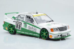 Mercedes 190E 2.5-16 W201 EVO 2 Debis #88 B. Schneider Team Zackspeed DTM 1991 Minichamps 1:18 155913688 Metal - imagem 4 de 6