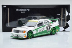 Mercedes 190E 2.5-16 W201 EVO 2 Debis #88 B. Schneider Team Zackspeed DTM 1991 Minichamps 1:18 155913688 Metal - imagem 6 de 6