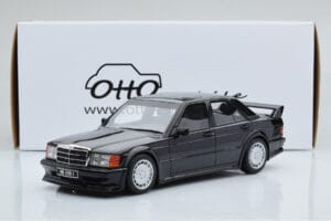 Mercedes 190E W201 2.5-16 Evo I Preto Otto 1:18 OT151 Resina - imagem 6 de 6