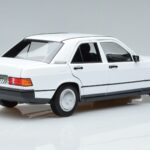 Mercedes 190 E W201 Branco Norev 1:18 183820 Metal - image 3 of 7