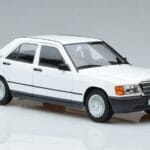 Mercedes 190 E W201 Branco Norev 1:18 183820 Metal - image 5 of 7