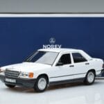 Mercedes 190 E W201 Branco Norev 1:18 183820 Metal - image 7 of 7