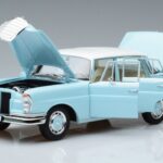 Mercedes 220 S W111 Azul Norev 1:18 183920 Metal - image 2 of 7