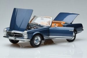 Mercedes 230 SL W113 Pagoda Azul Edição Limitada Norev 1:18 183767 Metal - imagem 2 de 8