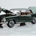 Mercedes 250 SE Coupe W111 Verde Metálico Edição Limitada Norev 1:18 183764 Metal - image 2 of 7