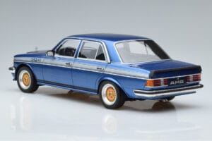 Mercedes 280 E AMG W123 Azul Otto 1:18 OT221 Resina - imagem 5 de 6