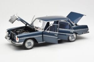 Mercedes 280 SE W108 Azul Escuro Metalizado Norev 1:18 183534 Metal - imagem 2 de 8