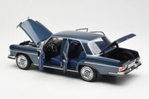 Mercedes 280 SE W108 Azul Escuro Metalizado Norev 1:18 183534 Metal - imagem 5 de 8