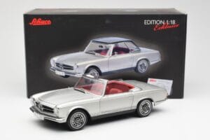 Mercedes 280 SL W113 Pagoda Prateado Schuco 1:18 450035000 Metal - imagem 8 de 8