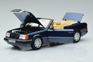 Mercedes 300 CE-24 A124 Cabriolet Nautical Azul Edição Limitada Norev 1:18 183879 Metal - imagem 2 de 7