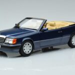 Mercedes 300 CE-24 A124 Cabriolet Nautical Azul Edição Limitada Norev 1:18 183879 Metal
