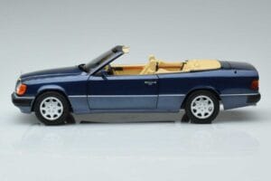 Mercedes 300 CE-24 A124 Cabriolet Nautical Azul Edição Limitada Norev 1:18 183879 Metal - imagem 4 de 7