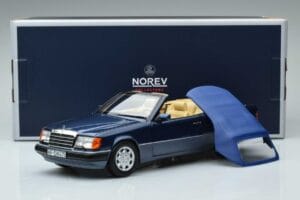 Mercedes 300 CE-24 A124 Cabriolet Nautical Azul Edição Limitada Norev 1:18 183879 Metal - imagem 7 de 7