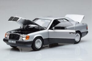Mercedes 300 CE-24 C124 Coupe Prata Norev 1:18 183880 Metal - imagem 2 de 7