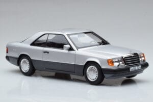 Mercedes 300 CE-24 C124 Coupe Prata Norev 1:18 183880 Metal - imagem 5 de 7