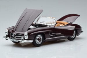 Mercedes 300 SL W198 Roadster Vermelho Norev 1:18 183891 Metal - imagem 2 de 8
