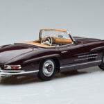 Mercedes 300 SL W198 Roadster Vermelho Norev 1:18 - image 3 of 8