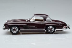 Mercedes 300 SL W198 Roadster Vermelho Norev 1:18 183891 Metal - imagem 4 de 8