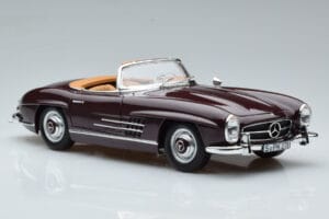 Mercedes 300 SL W198 Roadster Vermelho Norev 1:18 183891 Metal - imagem 6 de 8