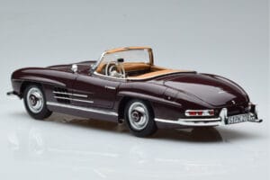 Mercedes 300 SL W198 Roadster Vermelho Norev 1:18 183891 Metal - imagem 7 de 8