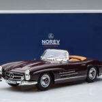 Mercedes 300 SL W198 Roadster Vermelho Norev 1:18 - image 8 of 8