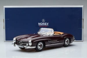 Mercedes 300 SL W198 Roadster Vermelho Norev 1:18 183891 Metal - imagem 8 de 8