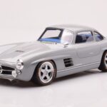 Mercedes 300 SL W198 Gullwing By S-Klub Cinzento GT Spirit 1:18