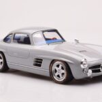 Mercedes 300 SL W198 Gullwing By S-Klub Cinzento GT Spirit 1:18 - image 4 of 6