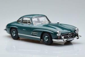 Mercedes 300 SL W198 Gullwing Verde Norev 1:18 183851 Metal - imagem 5 de 7