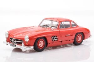 Mercedes 300 SL W198 Gullwing Vermelho Minichamps 1:18