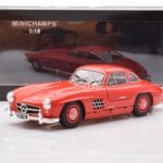 Mercedes 300 SL W198 Gullwing Vermelho Minichamps 1:18 - image 8 of 8