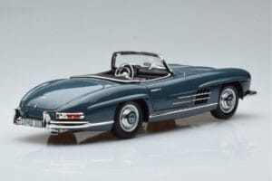 Mercedes 300 SL W198 Roadster Azul Norev 1:18 B66040668 Metal - imagem 3 de 9
