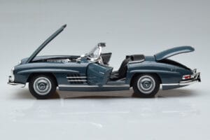 Mercedes 300 SL W198 Roadster Azul Norev 1:18 B66040668 Metal - imagem 4 de 9