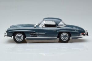 Mercedes 300 SL W198 Roadster Azul Norev 1:18 B66040668 Metal - imagem 5 de 9