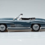 Mercedes 300 SL W198 Roadster Azul Norev 1:18 - image 6 of 9