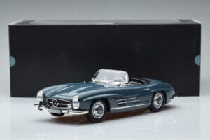 Mercedes 300 SL W198 Roadster Azul Norev 1:18 B66040668 Metal - imagem 9 de 9